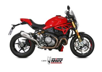 Mivv Delta Race RVS Einddemper met E-keur Ducati Monster 1200 2017 > 2021