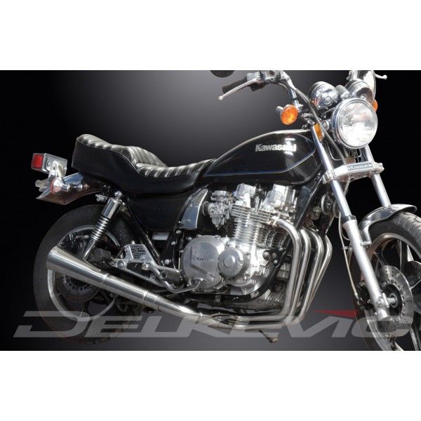 Delkevic volledig systeem Megaphone RVS 550mm - Z1000LTD KZ1000K LTD (1981-1982)