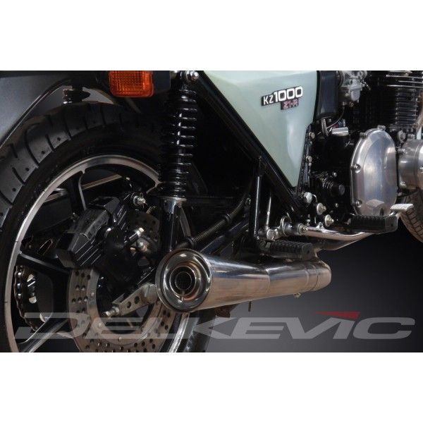 Delkevic volledig systeem Megaphone RVS 550mm - Z1-R (1979-1980)