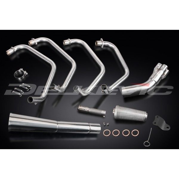 Delkevic volledig systeem Megaphone RVS 550mm - Z1000J (1981-1983)