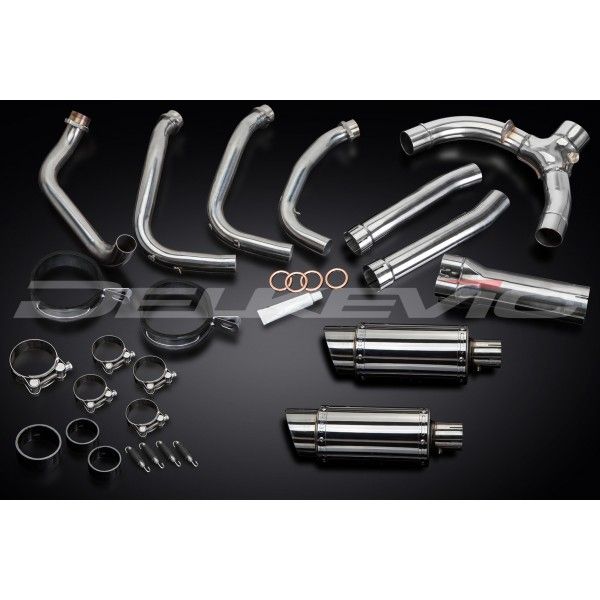 Delkevic volledig systeem Round RVS 200mm - CBR1100XX BLACKBIRD (1996-2009)