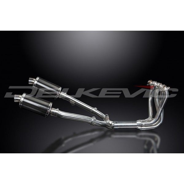 Delkevic volledig systeem Oval Carbon 225mm - CBR1100XX BLACKBIRD (1996-2009)
