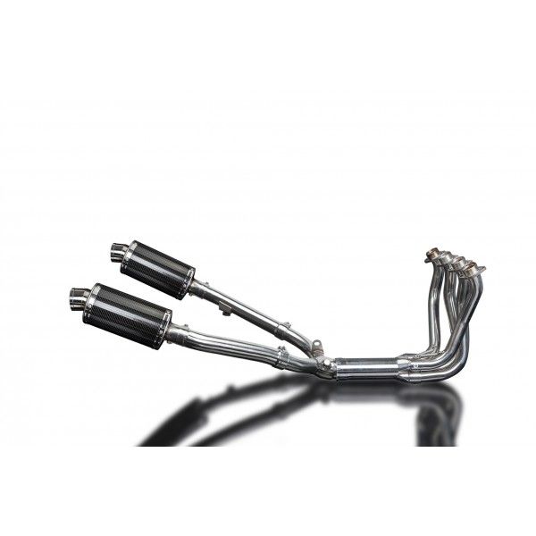 Delkevic volledig systeem Oval Carbon 225mm - CBR1100XX BLACKBIRD (1996-2009)