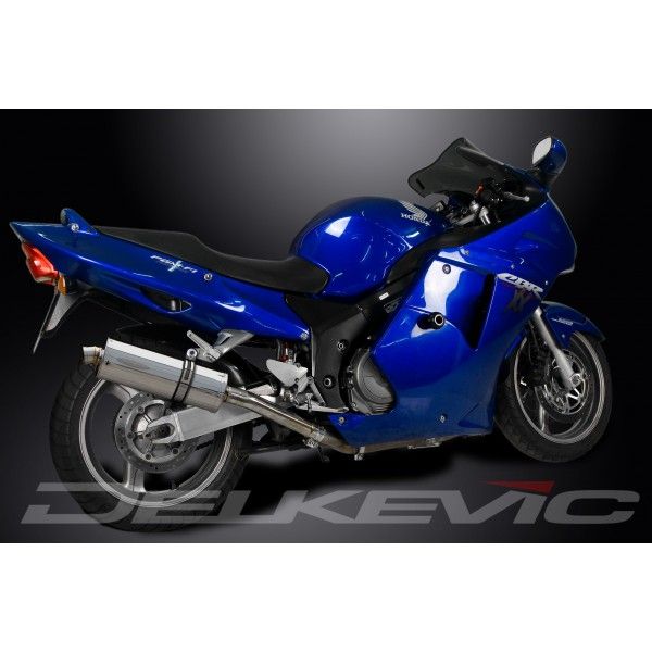 Delkevic volledig systeem Oval RVS 350mm - CBR1100XX BLACKBIRD (1996-2009)