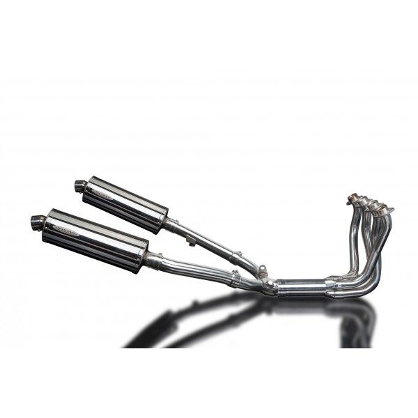 Delkevic volledig systeem Oval RVS 350mm - CBR1100XX BLACKBIRD (1996-2009)