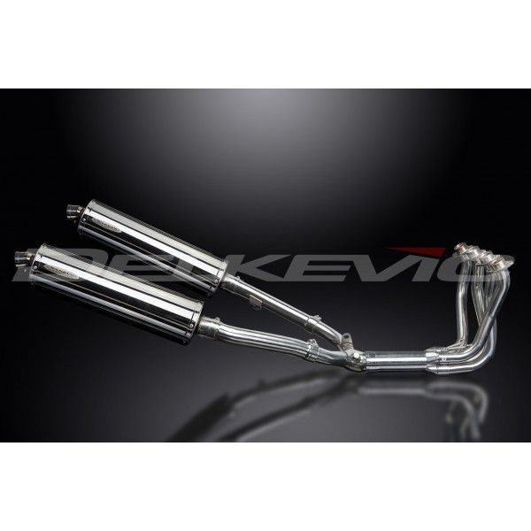 Delkevic volledig systeem Oval RVS 450mm - CBR1100XX BLACKBIRD (1996-2009)