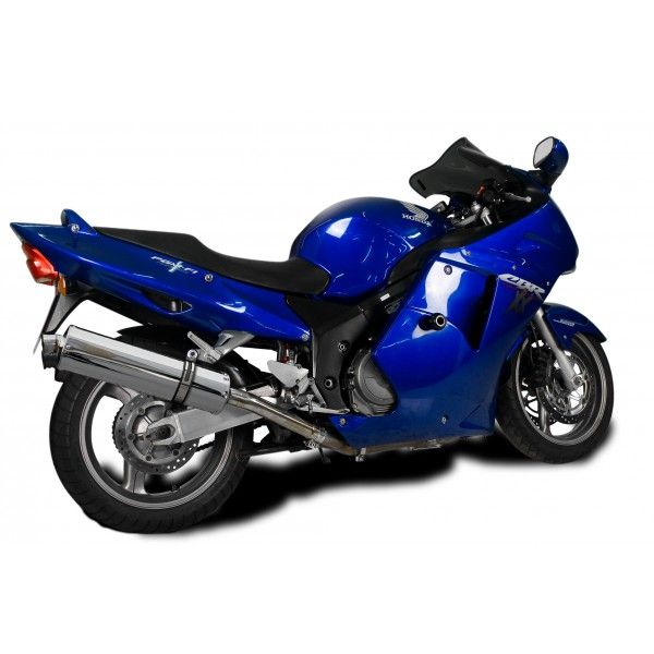 Delkevic volledig systeem Oval RVS 450mm - CBR1100XX BLACKBIRD (1996-2009)