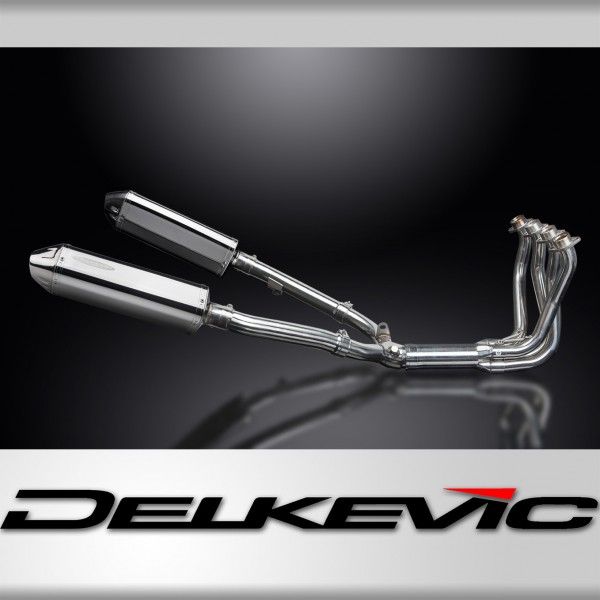 Delkevic volledig systeem Tri-Oval RVS 320mm - CBR1100XX BLACKBIRD (1996-2009)