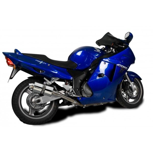 Delkevic volledig systeem Oval RVS 225mm - CBR1100XX BLACKBIRD (1996-2009)