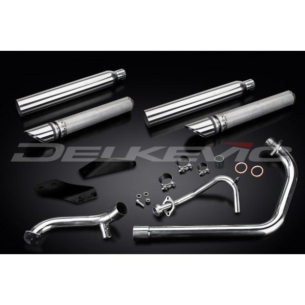 Delkevic volledig systeem Round RVS 550mm - XV125/250S 1988-2017