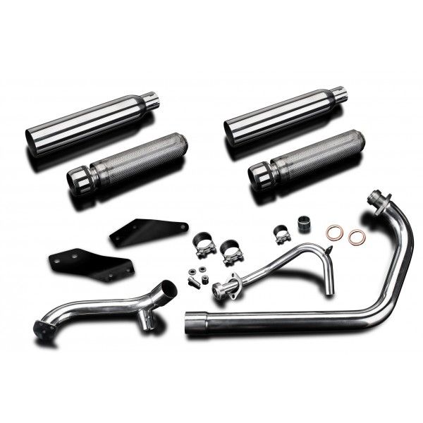 Delkevic volledig systeem Round RVS 410mm - XV125/250S 1988-2017