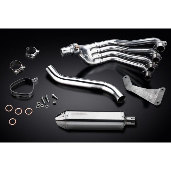 Delkevic volledig systeem Tri-Oval RVS 320mm - CBR650F and CB650F (2014-2018)