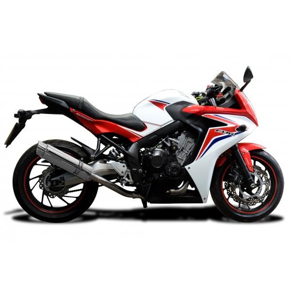 Delkevic volledig systeem Round RVS 350mm - CBR650F and CB650F (2014-2018)