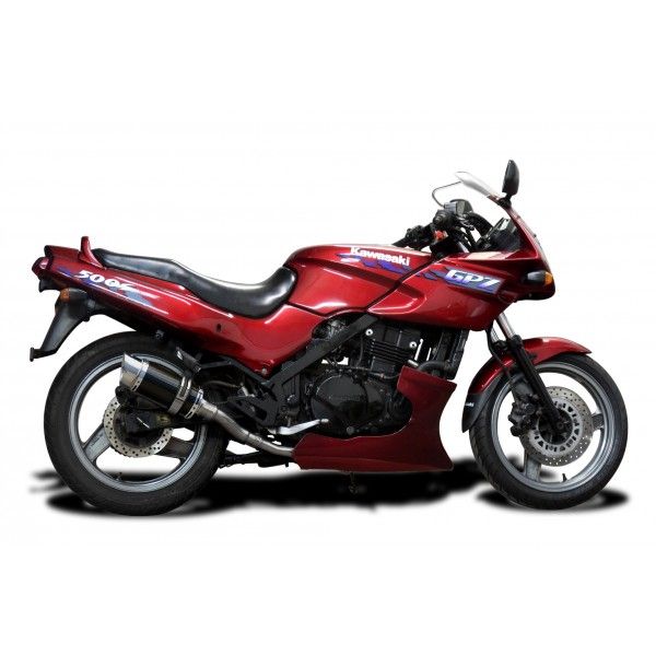 Delkevic slip-on kit Round Carbon 200mm - GPZ500S EX500C(1987-2007)