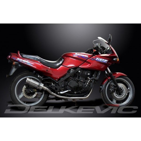 Delkevic volledig systeem Round RVS 200mm - GPZ500S EX500C(1987-2007)