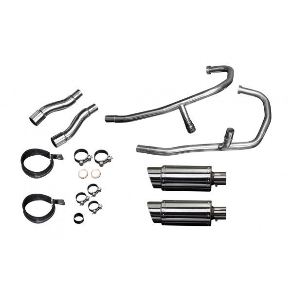 Delkevic volledig systeem Round RVS 200mm - GPZ500S EX500C(1987-2007)