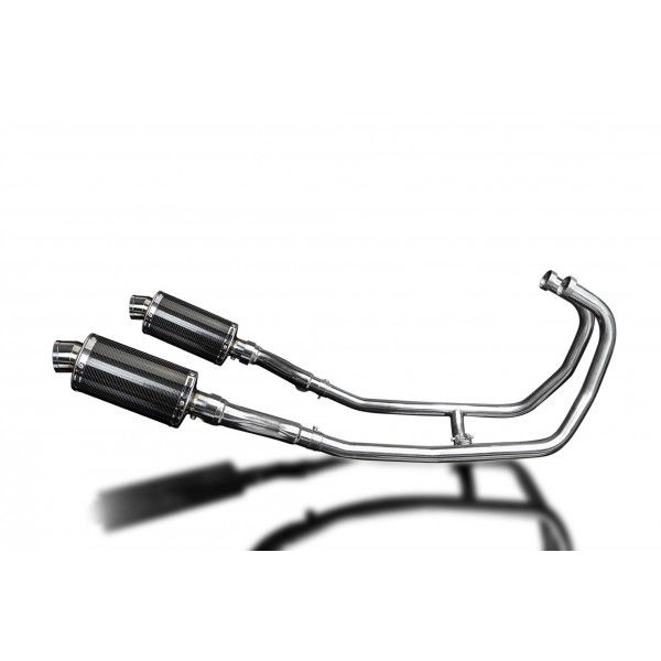 Delkevic volledig systeem Oval Carbon 225mm - GPZ500S EX500C(1987-2007)