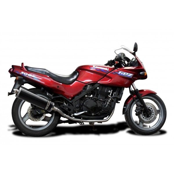 Delkevic volledig systeem Oval Carbon 450mm - GPZ500S EX500C(1987-2007)