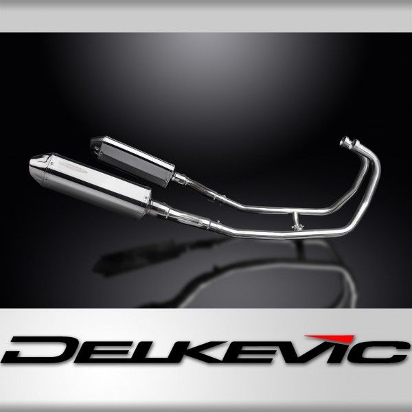 Delkevic volledig systeem Tri-Oval RVS 320mm - GPZ500S EX500C(1987-2007)