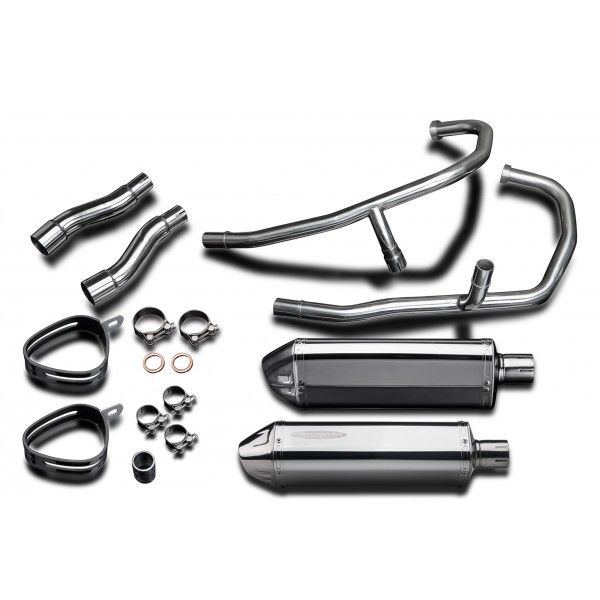 Delkevic volledig systeem Tri-Oval RVS 320mm - GPZ500S EX500C(1987-2007)