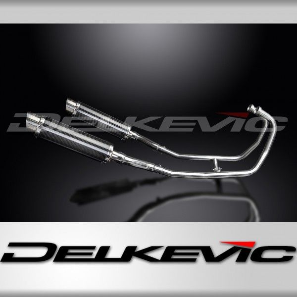 Delkevic volledig systeem Round Carbon 350mm - GPZ500S EX500C(1987-2007)