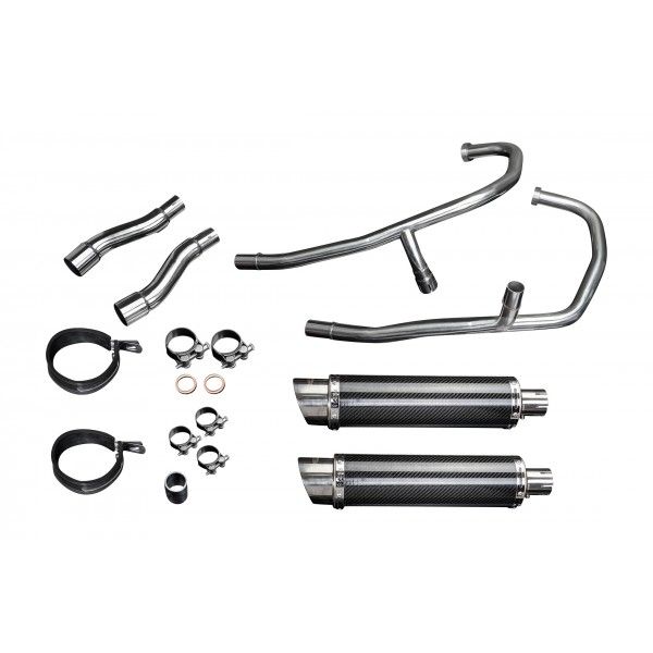 Delkevic volledig systeem Round Carbon 350mm - GPZ500S EX500C(1987-2007)