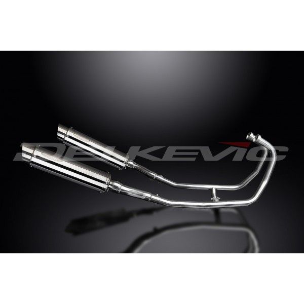 Delkevic volledig systeem Round RVS 350mm - GPZ500S EX500C(1987-2007)