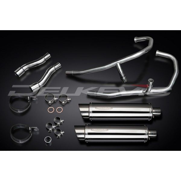 Delkevic volledig systeem Round RVS 350mm - GPZ500S EX500C(1987-2007)