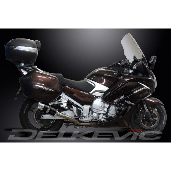 Delkevic slip-on kit Round Carbon 200mm - FJR1300 (2006-2020)