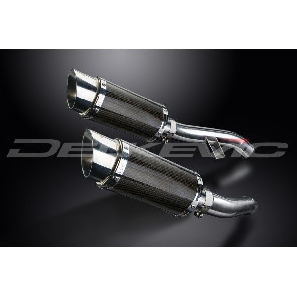 Delkevic slip-on kit Round Carbon 200mm - FJR1300 (2006-2020)