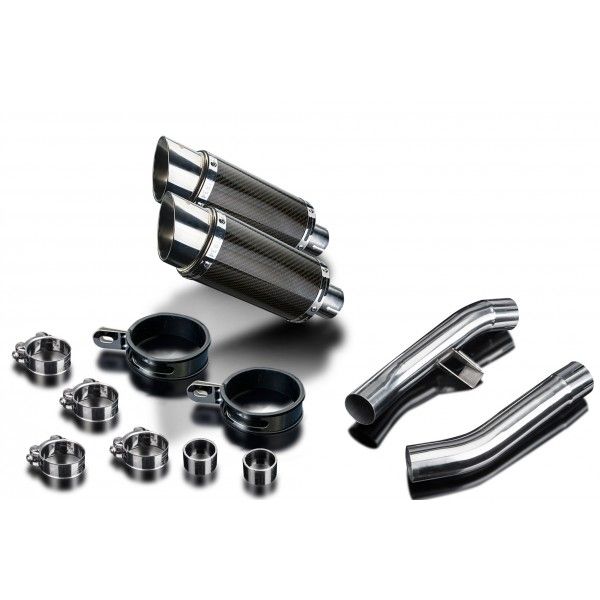 Delkevic slip-on kit Round Carbon 200mm - FJR1300 (2006-2020)