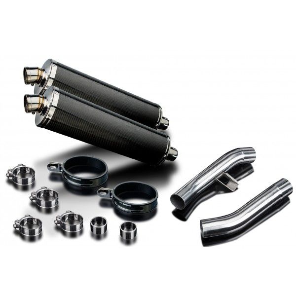 Delkevic slip-on kit Oval Carbon 450mm - FJR1300 (2006-2020)