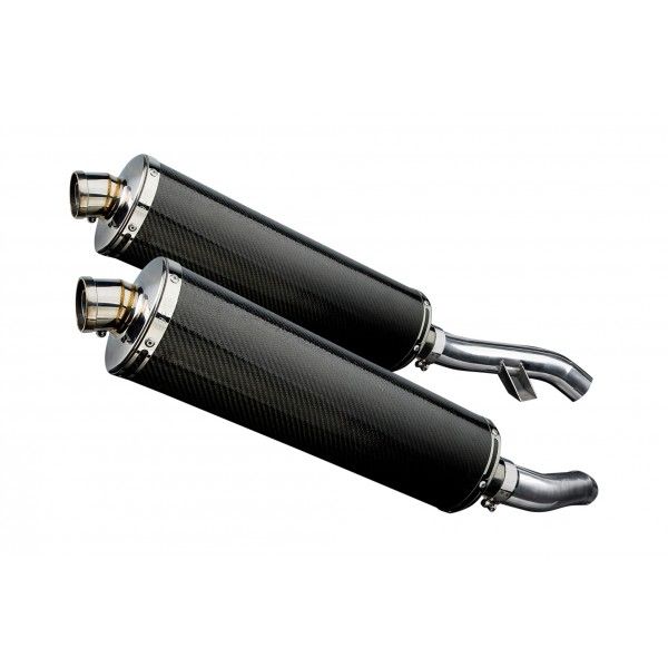 Delkevic slip-on kit Oval Carbon 450mm - FJR1300 (2006-2020)