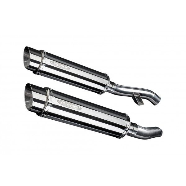 Delkevic slip-on kit Round RVS 350mm - FJR1300 (2006-2020)