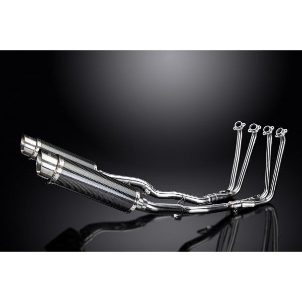 Delkevic volledig systeem Round Carbon 350mm - FJR1300/ABS (2006-2020)