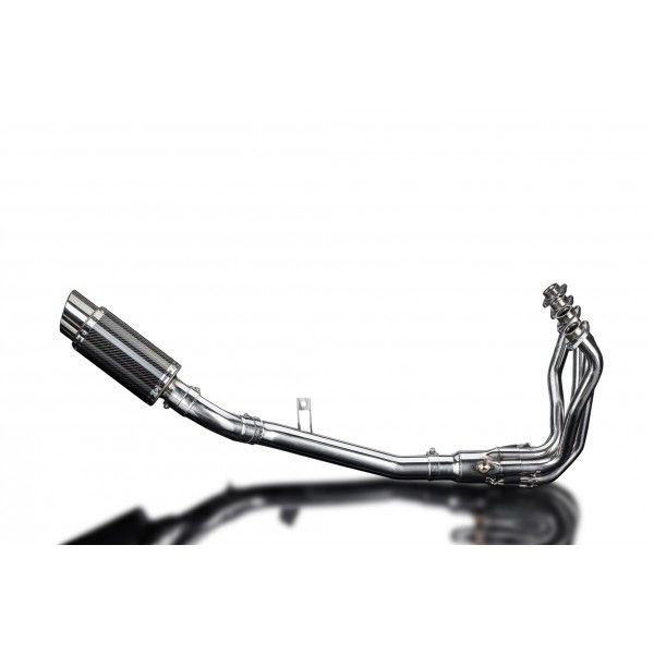 Delkevic volledig systeem Round Carbon 200mm zonder E-keur Kawasaki  Z900 2017 - 2019