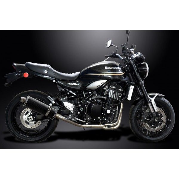 Delkevic volledig systeem Oval Carbon 350mm - Z900RS 2018-2020
