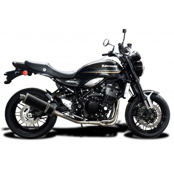 Delkevic volledig systeem Oval Carbon 350mm - Z900RS 2018-2020