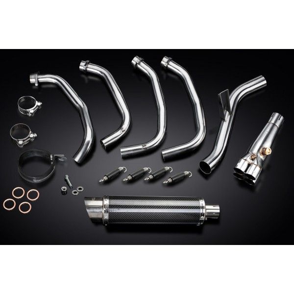 Delkevic volledig systeem Round Carbon 350mm - Z900RS 2018-2020