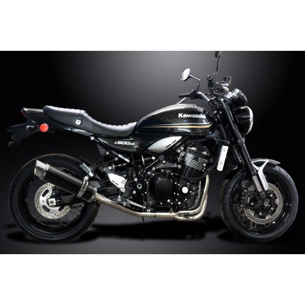 Delkevic volledig systeem Round Carbon 350mm - Z900RS 2018-2020