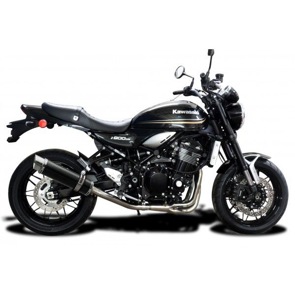 Delkevic volledig systeem Round Carbon 350mm - Z900RS 2018-2020