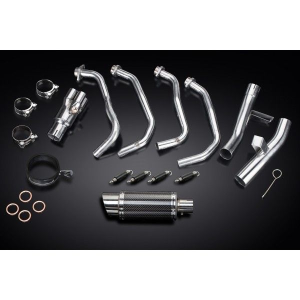 Delkevic volledig systeem Round Carbon 200mm - KLZ1000 1000 VERSYS (2015-2018)