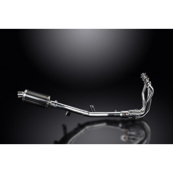 Delkevic volledig systeem Oval Carbon 225mm - KLZ1000 1000 VERSYS (2015-2018)