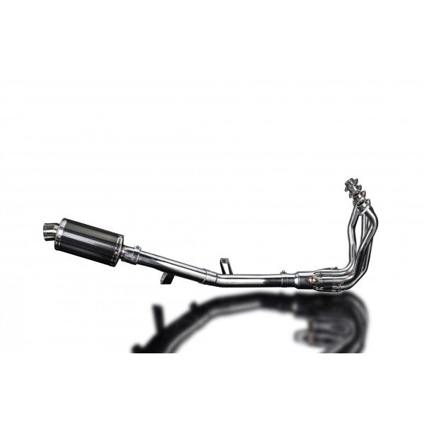 Delkevic volledig systeem Oval Carbon 225mm - KLZ1000 1000 VERSYS (2015-2018)