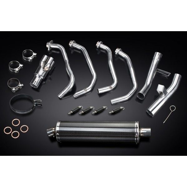 Delkevic volledig systeem Oval Carbon 450mm - KLZ1000 1000 VERSYS (2015-2018)