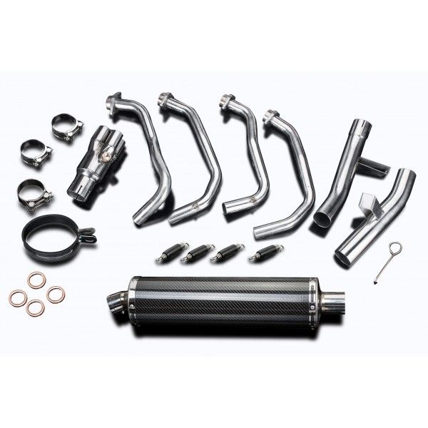 Delkevic volledig systeem Oval Carbon 450mm - KLZ1000 1000 VERSYS (2015-2018)