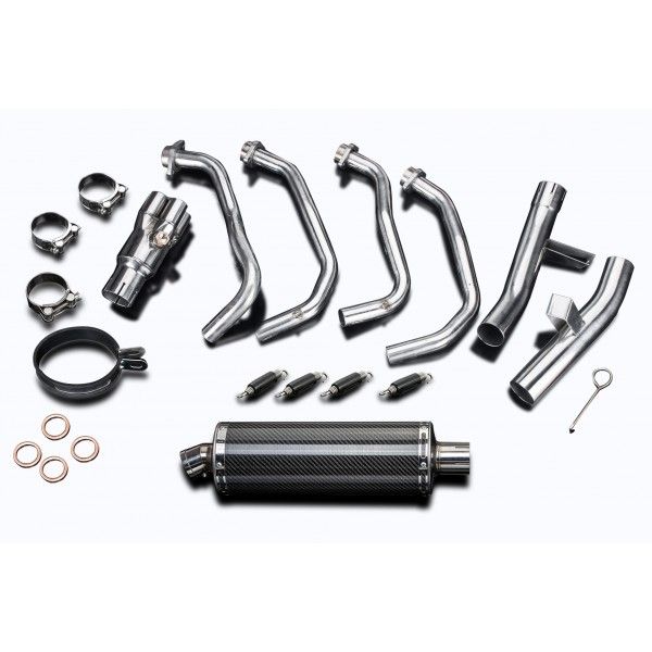 Delkevic volledig systeem Oval Carbon 350mm - KLZ1000 1000 VERSYS (2015-2018)