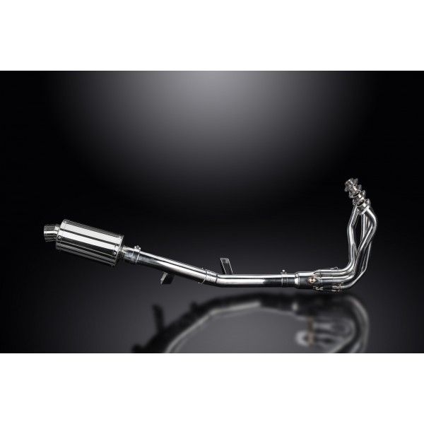 Delkevic volledig systeem Oval RVS 225mm - KLZ1000 1000 VERSYS (2015-2018)