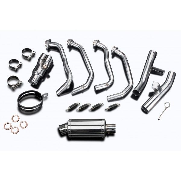 Delkevic volledig systeem Oval RVS 225mm - KLZ1000 1000 VERSYS (2015-2018)