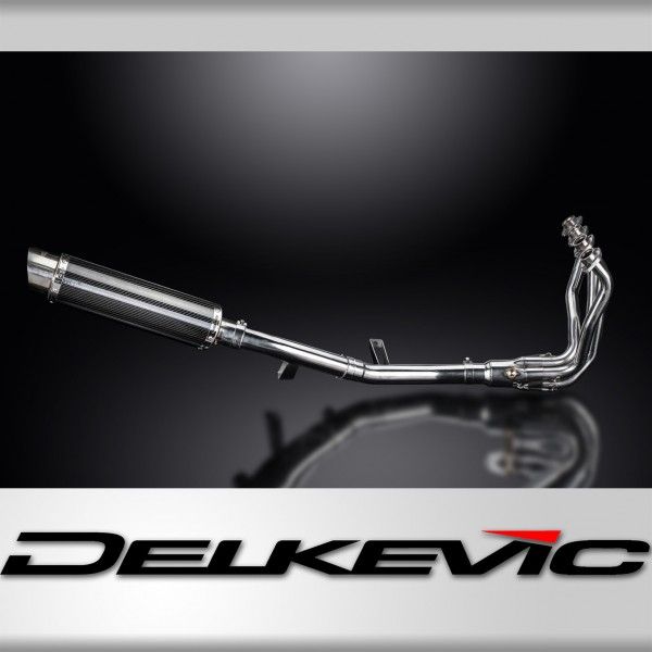 Delkevic volledig systeem Round Carbon 350mm - KLZ1000 1000 VERSYS (2015-2018)